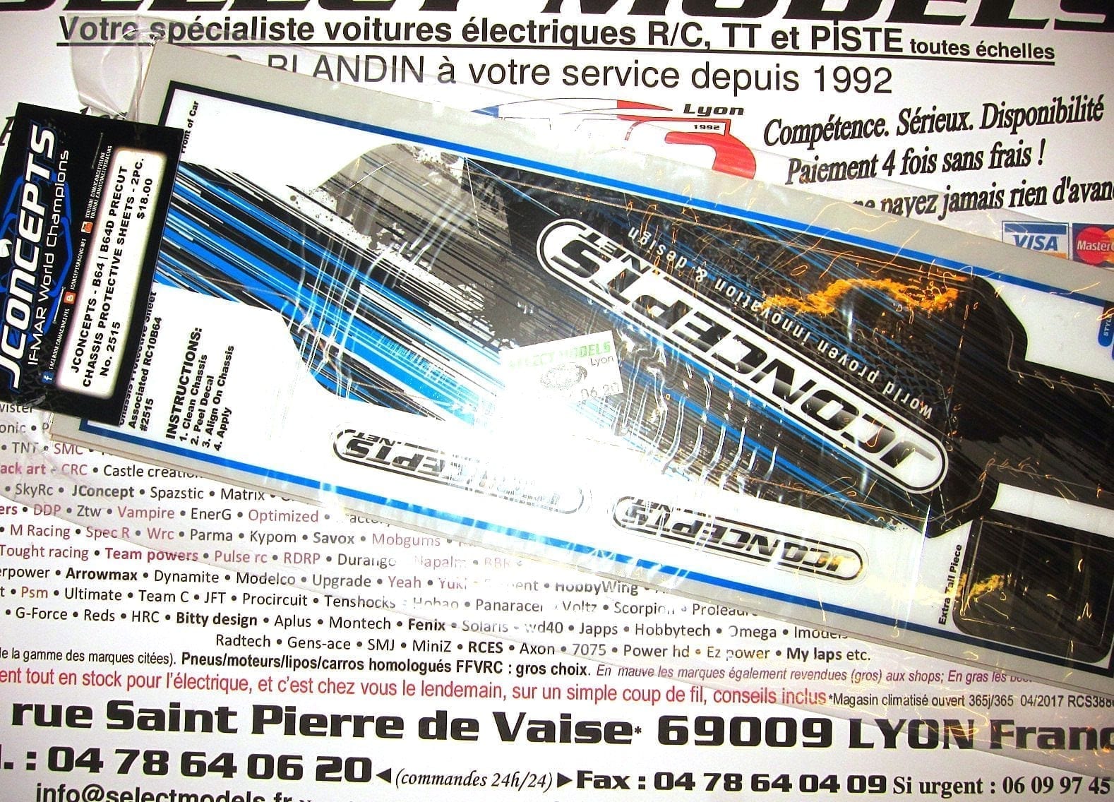 Protection Châssis B64/b64d JConcepts