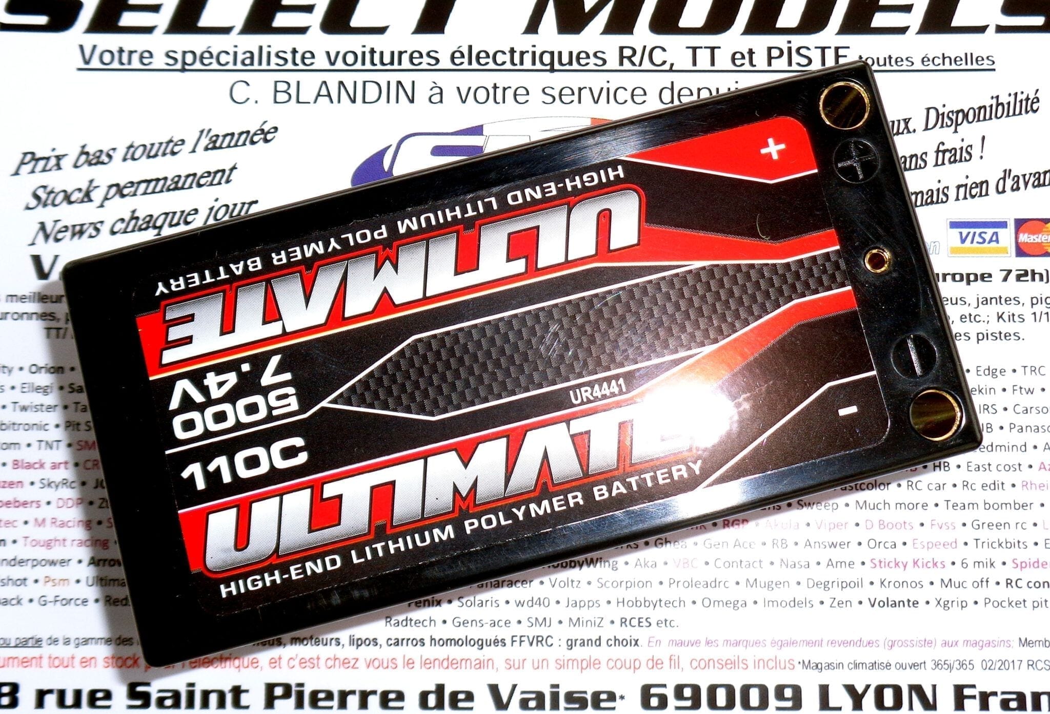 ULTIMATE  Shorty 5000 110c 5mm pack lipo