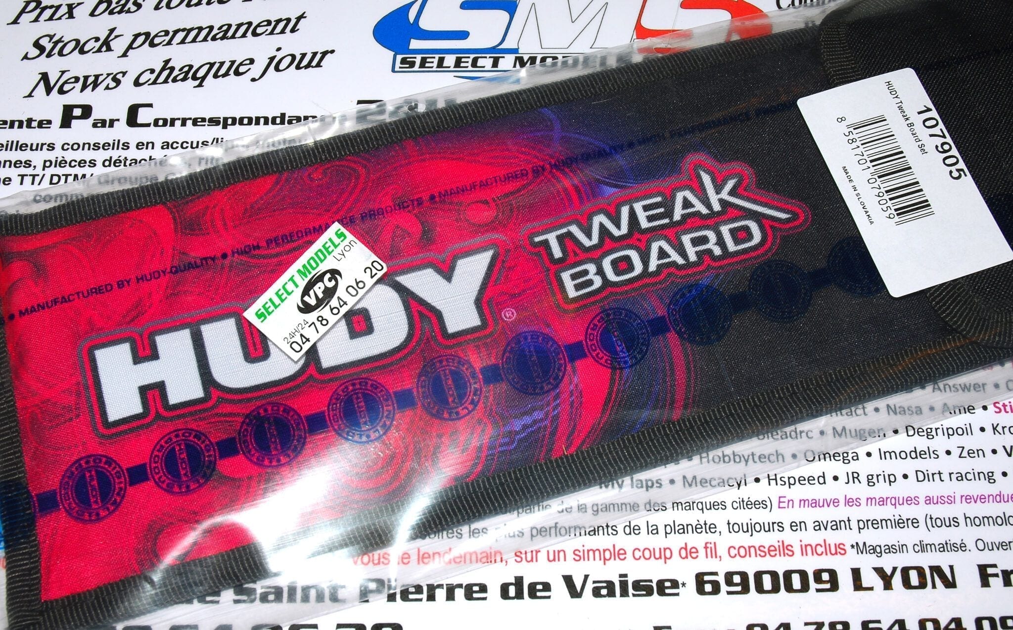 Plaque et tube de tweak Hudy