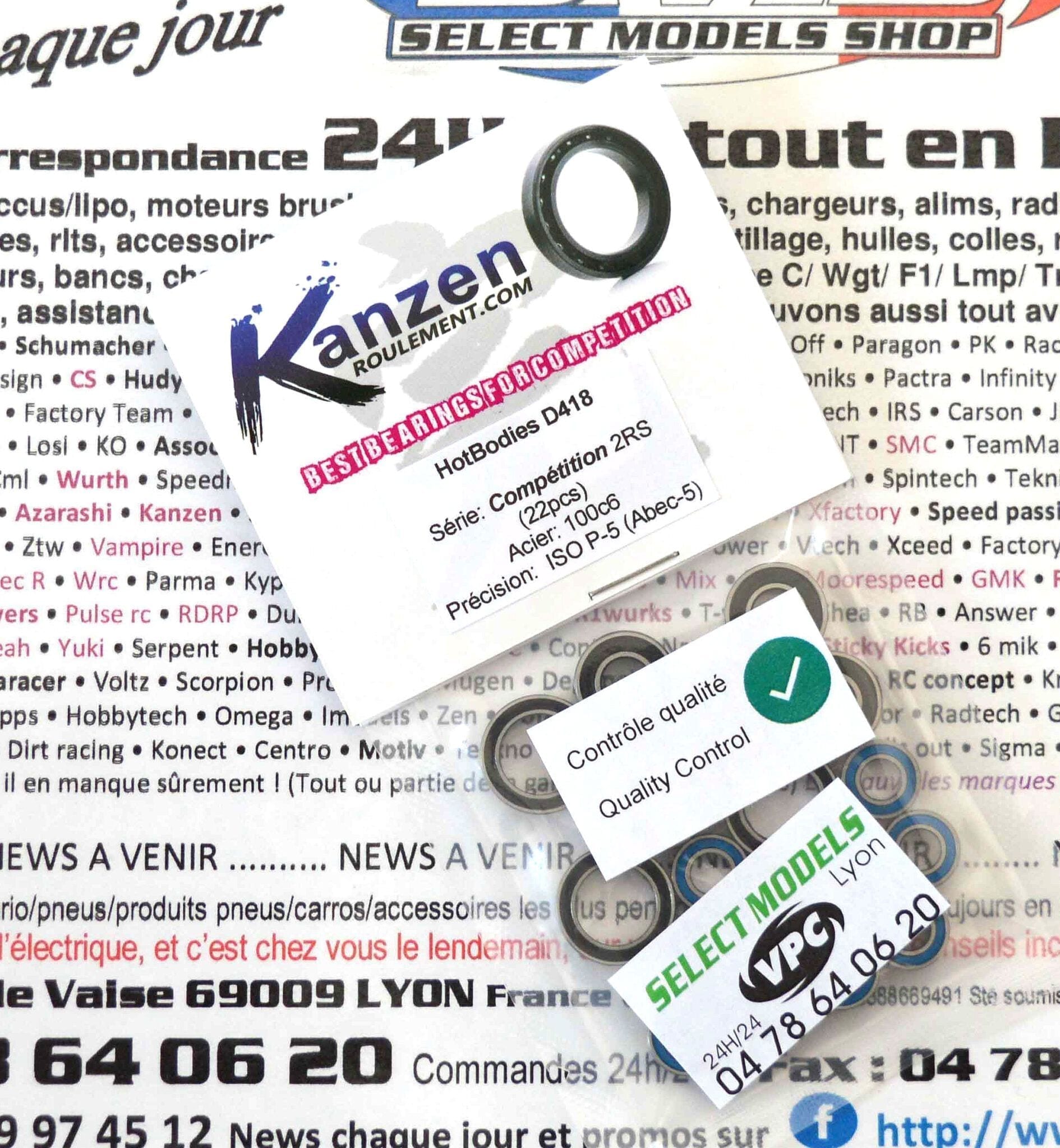 Kit rlts Kanzen étanches pour d418