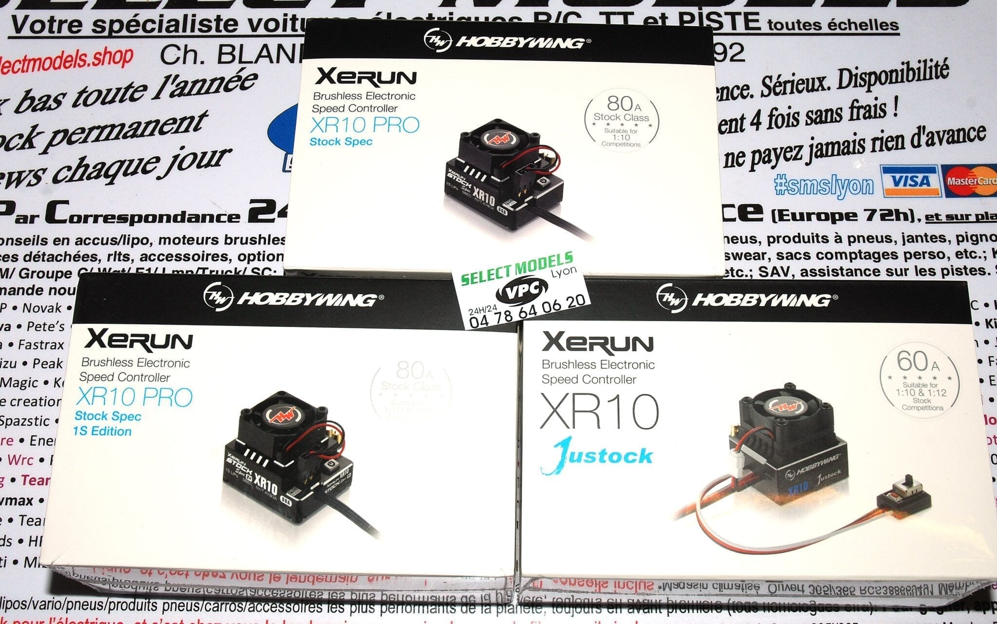 Les 3 petits XR10 hobbywing