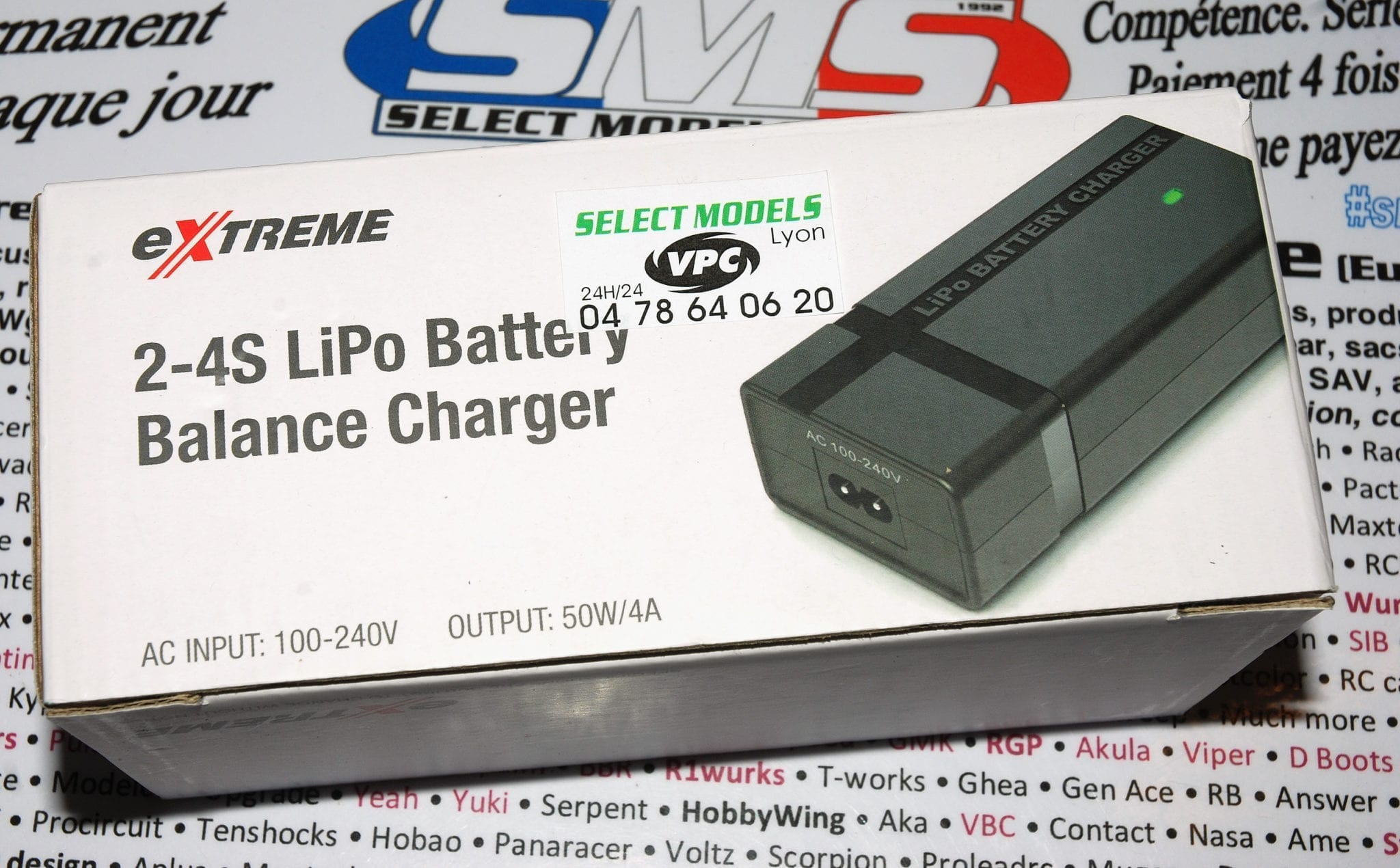 Mini chargeur Lipo 4A 2/4S  220V