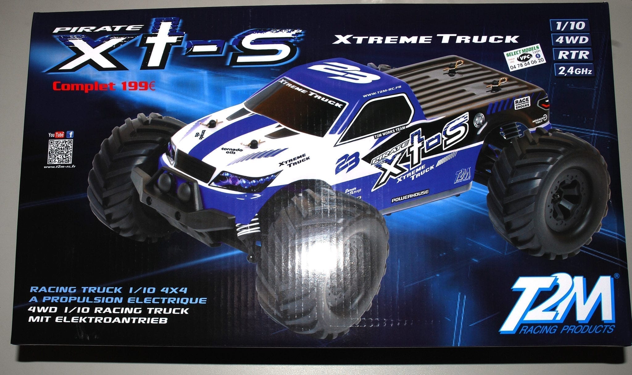 Pirate xts 1/10 électrique T2M