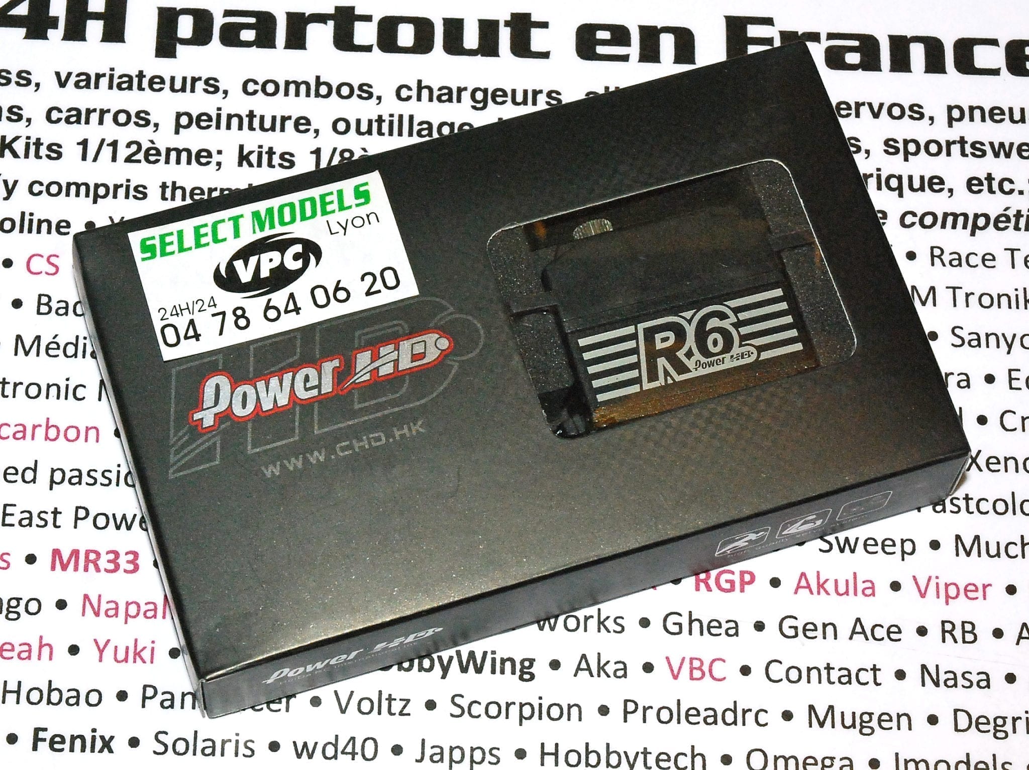 Servo HD power pour 1/12ème R6