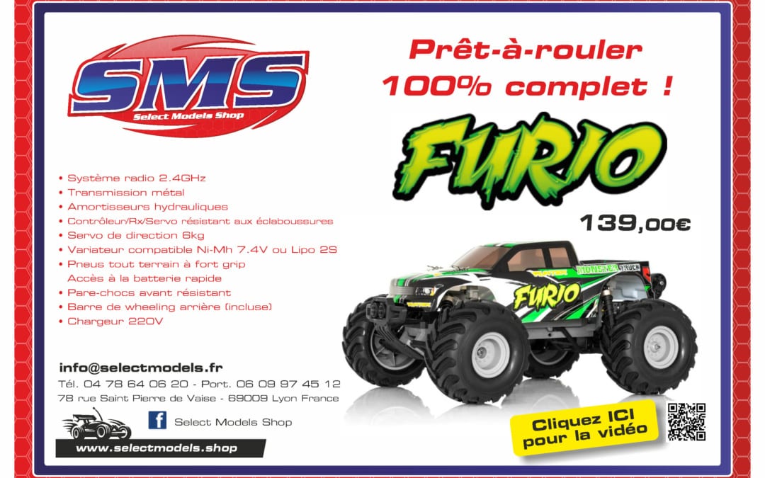 Monster truck 1/10 Funtek Furio