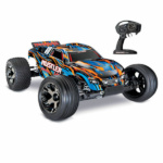 37076-4-ORNGX RUSTLER 4X2 VXL BRUSHLESS Orange X Traxxas