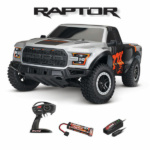 58094-1-FOX FORD RAPTOR F-150 - 4X2 BRUSHED Traxxas